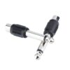 CTDW 2 x RCA 6.5mm Female to Male Mono Connectors