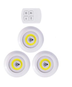 CTS - LED/COB Light 3 piece set with Remote Control -Set of 3