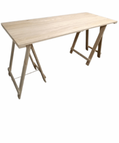 CTS Solid Pine Standing Trestle Table Combo