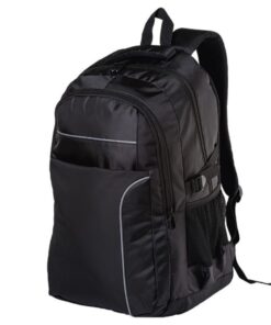 Curved Piping Two Tone Backpack