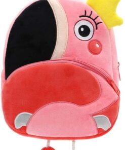 Cute Animal Cartoon Backpack School Bag - Flamingo