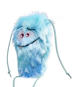 Cute Plush Monster Toy for Cats & Dogs - Blue