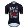Cycling Jersey - Short Sleeve - Mens - Eat Sleep Ride Repeat - L