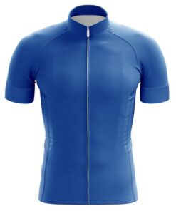 Cycling Jerseys with Pockets - Blue - S