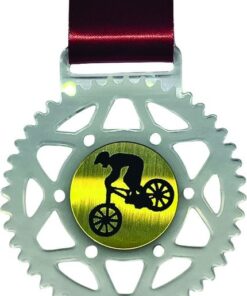 Cycling Medals Plexiglass with Gold (40 Units)