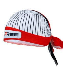 Cycling Skull Cap - Pin Stripe - Red