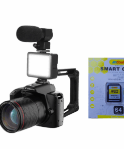 D5 Wifi SLR Camera 4 Piece Set with 64GB SD Card