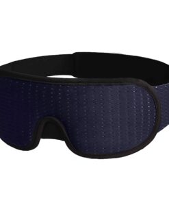 D&A Health - 3D Sleep Eye Mask With Breathable Mesh & Handwash Bag - Blue