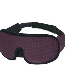 D&A Health - 3D Sleep Eye Mask With Breathable Mesh & Handwash Bag - Purple