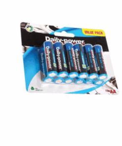 Daily Power - 12 Pack Alkaline AA Batteries