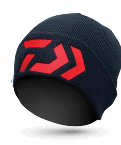 Daiwa Beanie Knitted - Black With Red "D"