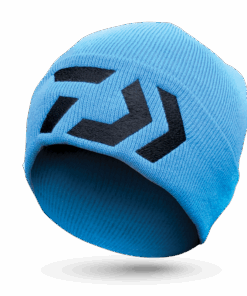 Daiwa Beanie Knitted - Sky Blue With Black "D"