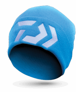 Daiwa Beanie Knitted - Sky Blue With White "D"