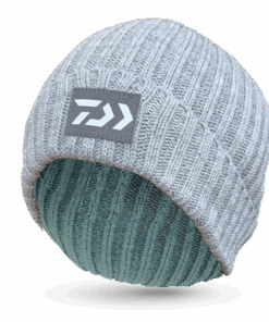 Daiwa Cuffed Beanie With Badge - Grey