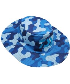 Daiwa Reversible Wide Brim Hat - Camo Blue - M