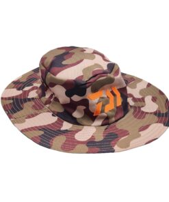 Daiwa Reversible Wide Brim Hat - Camo Brown - L