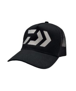 Daiwa Trucker Curve Peak Cap - Black and Black