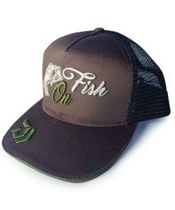 Daiwa Trucker Fish On Cap - Brown With Olive D