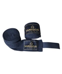 Damascus Boxing Cotton Hand Wraps 4.5m - Black
