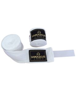 Damascus Boxing Cotton Hand Wraps 4.5m - White