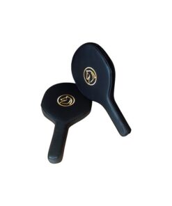 Damascus Boxing Leather Speed Paddle - Black