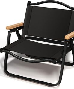 Dansup- Multi- Functional Folderable Camping Chairs - Black