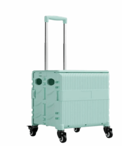 Dansup Portable Folding Shopping Cart with Rotating Wheels -dansup