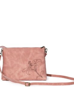 DAREhue - Lily Essence Leather Sling Bag - Rose Pink