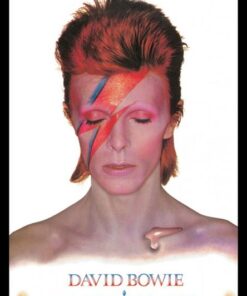 David Bowie - Aladdin Sane Poster with Black Frame