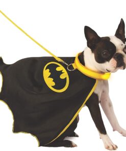 DC Comics Batman Pet Cape with Light-Up Collar and Leash - S