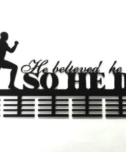 DC Designers He Believed 48 Tier Running Medal Hanger - Black