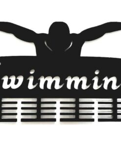 DC Designers Swimming 48 Tier Medal Hanger - Black