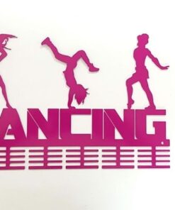 DCDesigners 3 Figure Dancing 48 Tier medal hanger - Purple