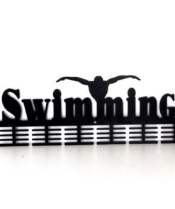 DCDesigners 3 Figure Swimming 64 Tier Medal Hanger - Black
