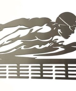 DCDesigners Butterfly Swimming 48 Tier Medal Hanger - Stainless Steel