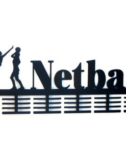 DCDesigners Netball 48 Tier Medal Hanger - Black