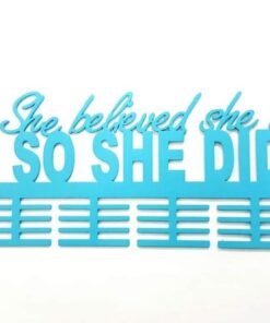 DCDesigners She Believed 48 Tier Running Medal Hanger - Turquoise