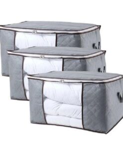 Deal Collapsible Dust-Proof Wardrobe Organizer Closet Storage Bag - 3 Pack