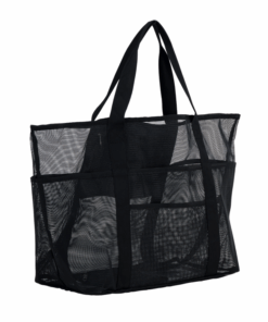 Dear Deer Tote / Shopper / Beach Bag (Black)