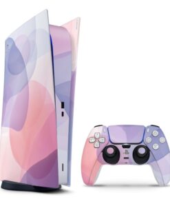Decal Sticker Skin Compatible with PS5 Digital: Soft Pastel Fusion