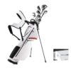Decathlon Ultra-lightweight Stand Bag with 7-Club Graphite Adult Golf Set