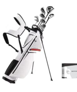 Decathlon Ultra-lightweight Stand Bag with 7-Club Graphite Adult Golf Set