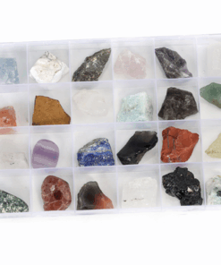 Decor Crystal Raw Stone Ornament Mineral Crystal Collection 24 Piece