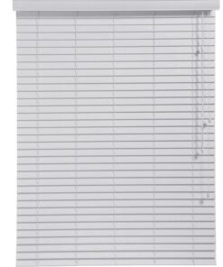 Decor Depot 50mm Fauxwood Venetian Blinds - Grey (1600mm x 1000mm)