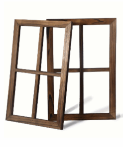 Decor Farmhouse Wood 4 Pane Picture Frame Antique 40cm - 2 Piece