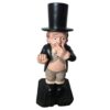 Decor Funny Toilet Paper Delivery Butler Statue Ornament - 20cm