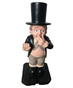 Decor Funny Toilet Paper Delivery Butler Statue Ornament - 20cm