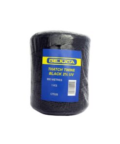 Dejuca - Poly Twine Thatch Black 650m - 1kg - 4 Pack