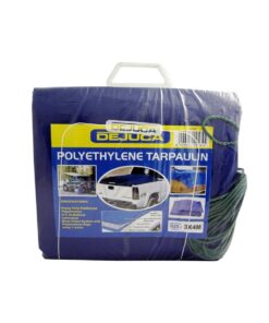 Dejuca - Polytarp - Blue - Approx 3m X 4m - 180gsm - 2 Pack