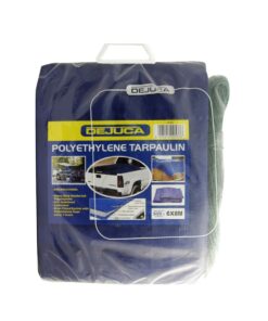 Dejuca - Polytarp - Blue - Approx 6m X 8m - 180gsm